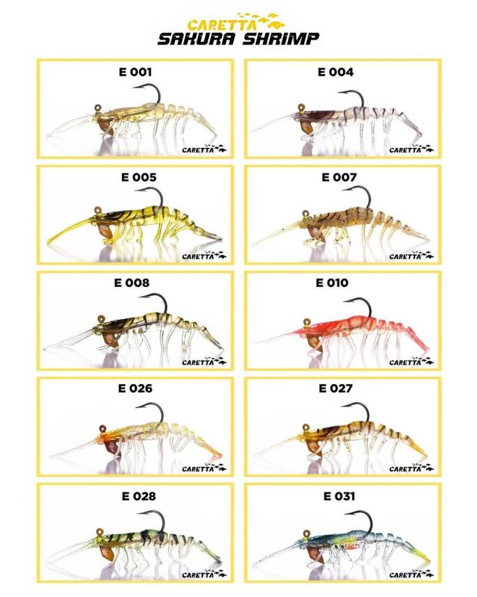 Caretta Sakura Shrimp 76mm 6,5gr Silikon Karides - 2