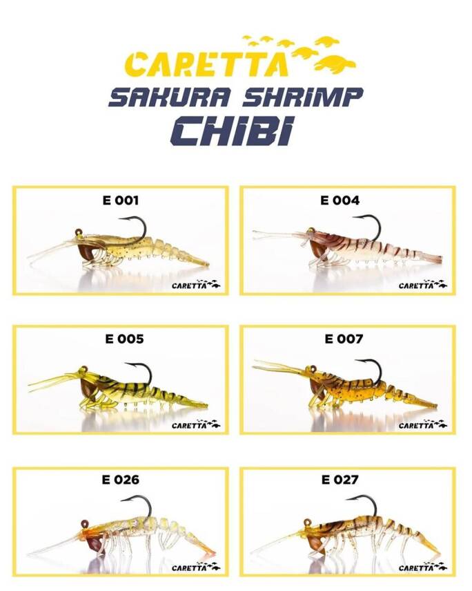 Caretta Sakura Shrimp Chibi 50mm 3,7gr Silikon Karides - 2