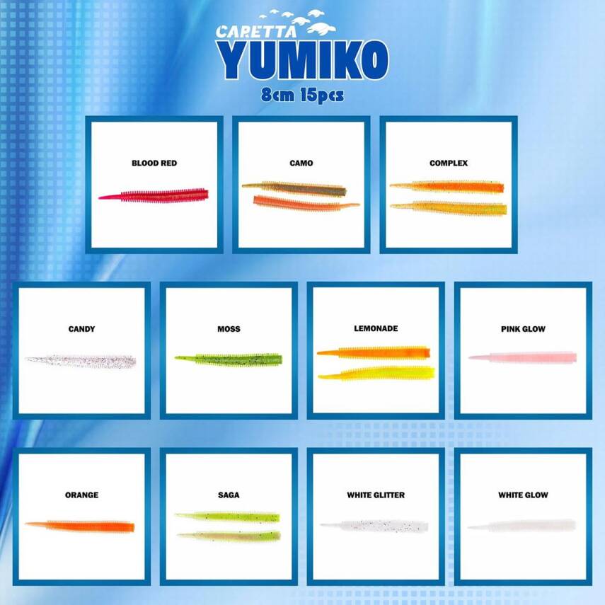 Caretta Yumiko 8cm Kokulu Lrf Silikon Yem - 1