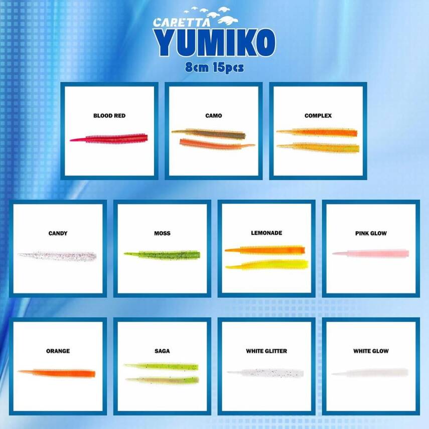 Caretta Yumiko 8cm Kokulu Lrf Silikon Yem - 1