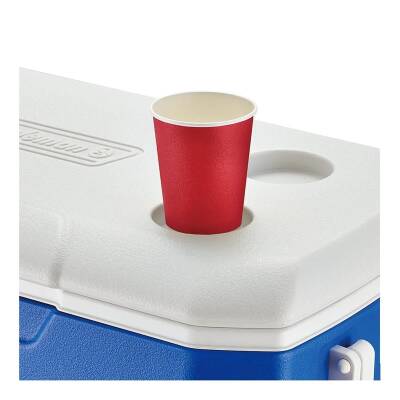 Coleman Poly-Lite 48 QT Taşınabilir Soğutucu Buzluk 45.7 Lt-Mavi-Beyaz - 4