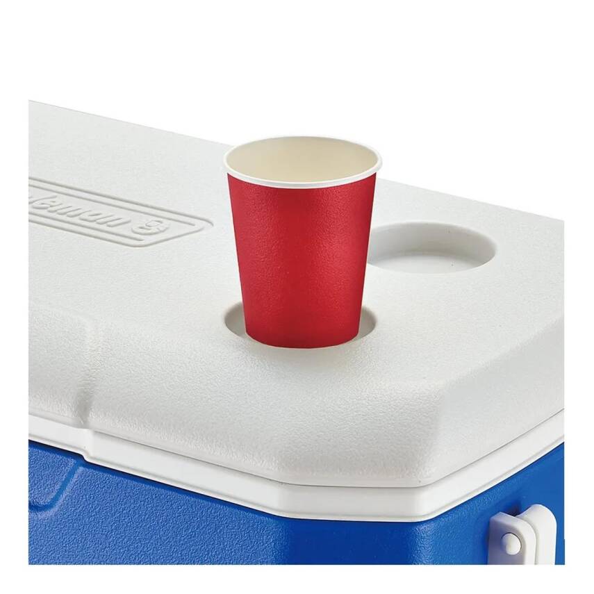 Coleman Poly-Lite 48 QT Taşınabilir Soğutucu Buzluk 45.7 Lt-Mavi-Beyaz - 4