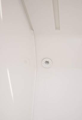 Coleman Poly-Lite Wheeled Mesh 50 QT Tekerlekli Soğutucu Buzluk 47.3 Lt-Mavi-Beyaz - 4