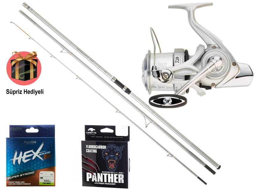 Daiwa Crosscast SÜPRİZ HEDİYELİ Tam Takım Surf Olta Seti - 2