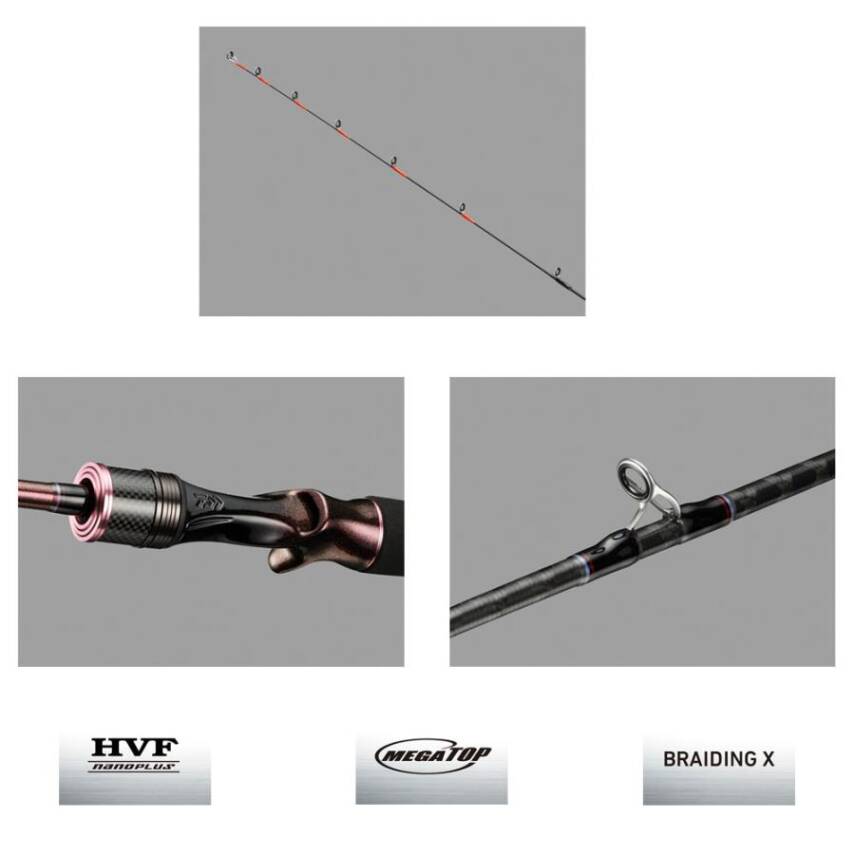 Daiwa New Kohga Tenya Game 206cm 40-150gr Tai Rubber Kamış - 2