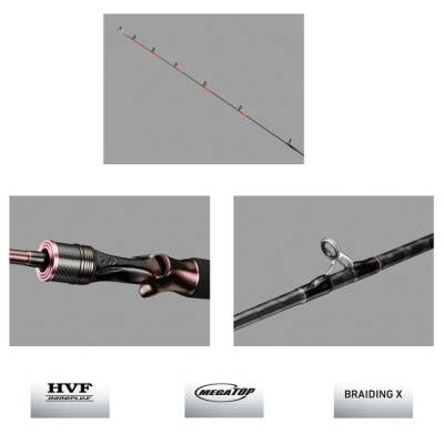 Daiwa New Kohga Tenya Game 206cm 40-150gr Tai Rubber Kamış - 2