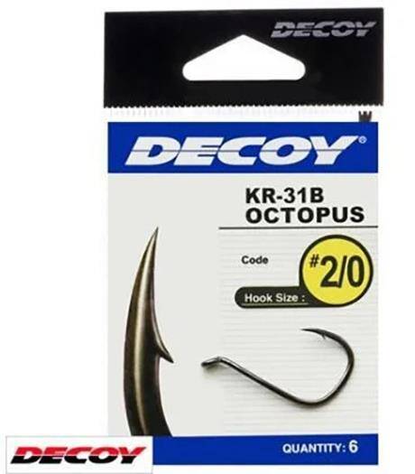 DECOY KR-31B Octopus Black Nickel Olta İğnesi - 1