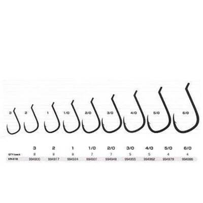 DECOY KR-31B Octopus Black Nickel Olta İğnesi - 3