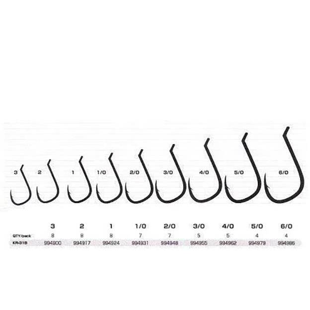 DECOY KR-31B Octopus Black Nickel Olta İğnesi - 3