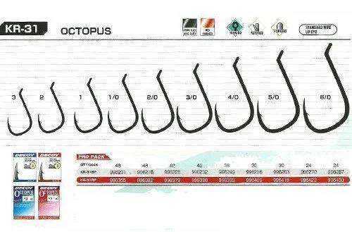 DECOY KR-31B Octopus Pro Pack Canlı Kalamar-Sübye İğnesi - 3
