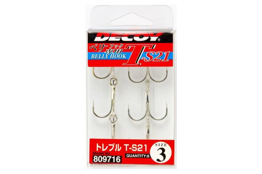 DECOY T-S21 Belly Hook Üçlü İğne - 1