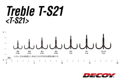 DECOY T-S21 Belly Hook Üçlü İğne - 2
