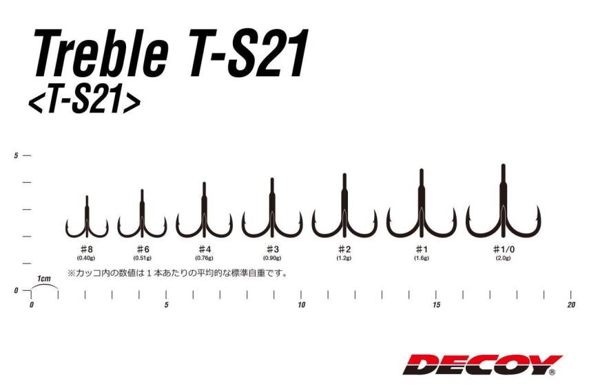 DECOY T-S21 Belly Hook Üçlü İğne - 2