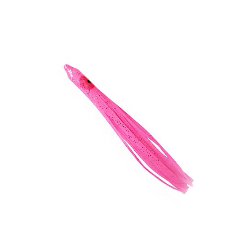 Ebisu Slim Octopus 80mm Silikon Ahtapot - Pink Glow (1 Adet) - 1