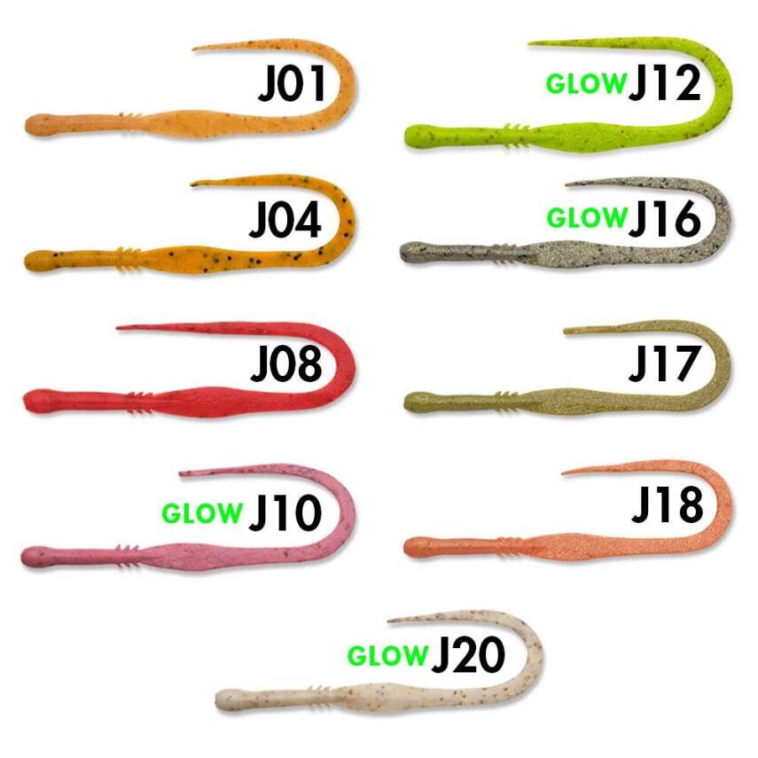 Ecogear Aqua Tairaba Kuwase Curly Slim 75mm - 1