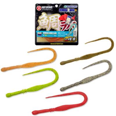 Ecogear Aqua Tairaba Kuwase Curly Slim 75mm - 3