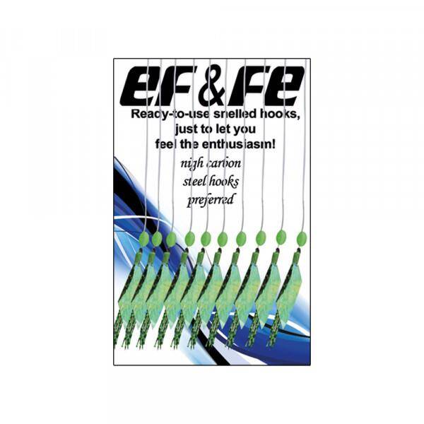 Effe Sabiki Boncuklu Simli Çapari Yeşil - 1