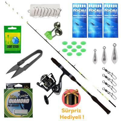 Ekstra Hassas Çupra Mercan Tam Takım Tekne Olta Seti (27 Parça)