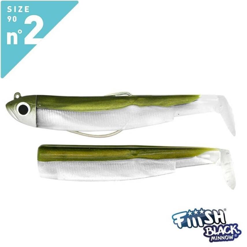 Fiiish No:2 90mm 10gr Combo Off Shore Silikon Yem - Khaki - 1