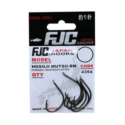 FJC 4354 Hosoji Mutsu Black Nickel İğne