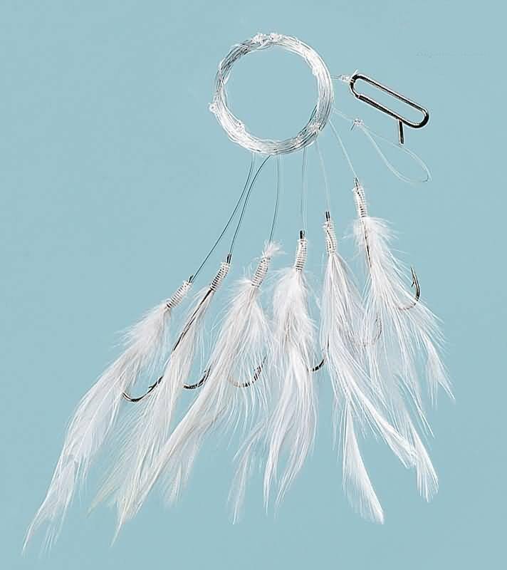 Fladen Beyaz Tüylü Çapari 6 Köstek - 2