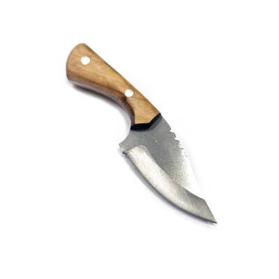 Foçalı 2202 Yatağan El Yapımı 13cm Ceviz Kolye Bıçak Av Kamp Bıçağı - 4
