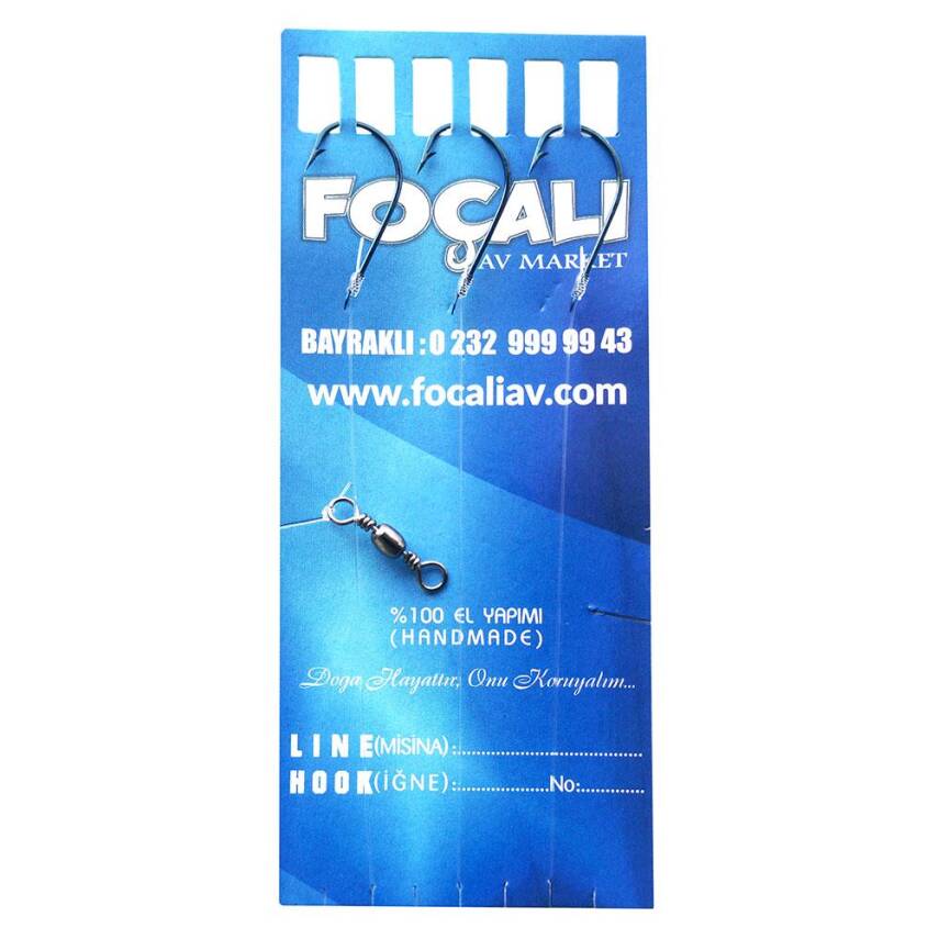 Mariner 3 İğneli Hazır Olta Bedeni (Hırsızlı) - 1