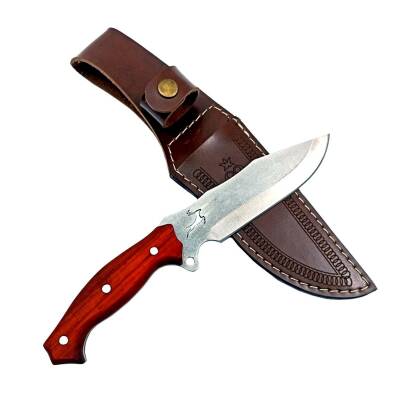 Foçalı 3001 Yatağan El Yapımı 27cm Paduk Av Kamp Bıçağı