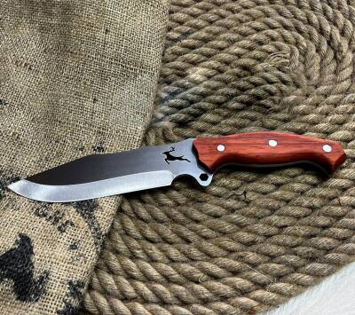 Foçalı 3001 Yatağan El Yapımı 27cm Paduk Av Kamp Bıçağı - 4