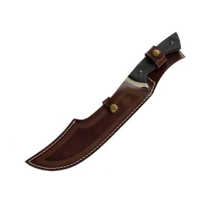 Foçalı 5013 Yatağan El Yapımı 40cm Kompakt Av Kamp Bıçağı - 2