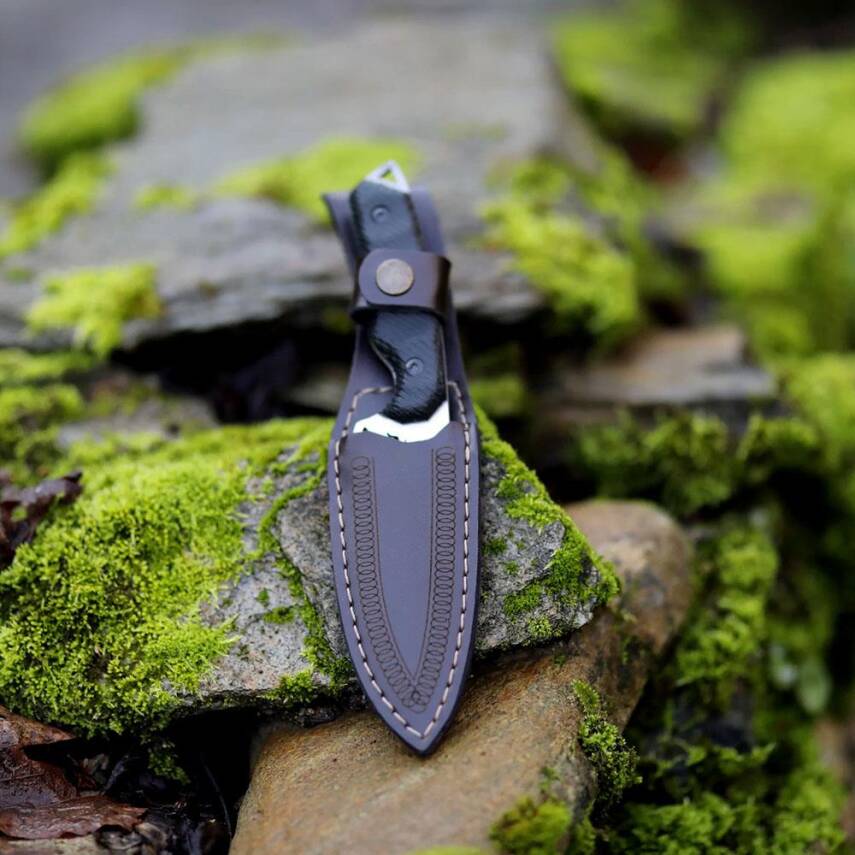 Foçalı 5016 Yatağan El Yapımı 27cm Kompakt Av Kamp Bıçağı - 2