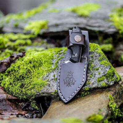 Foçalı 5001 Yatağan El Yapımı 15cm Kompakt Kolye Bıçak Av Kamp Bıçağı - 5