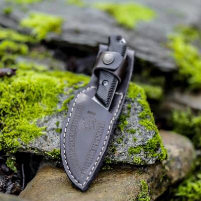 Foçalı 5002 Yatağan El Yapımı 19cm Kompakt Av Kamp Bıçağı - 5