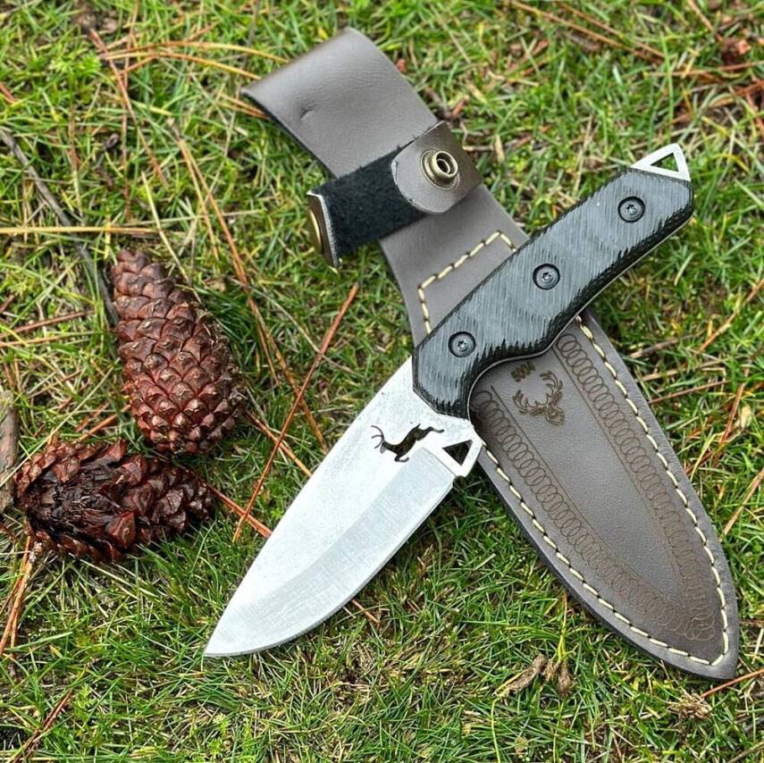 Foçalı 5004 Yatağan El Yapımı 22cm Kompakt Av Kamp Bıçağı - 1