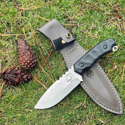 Foçalı 5005 Yatağan El Yapımı 21cm Kompakt Av Kamp Bıçağı - 2