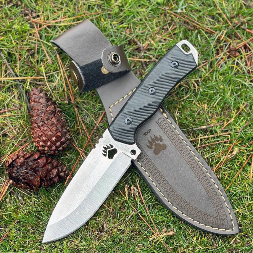 Foçalı 5007 Yatağan El Yapımı 24cm Kompakt Av Kamp Bıçağı - 2