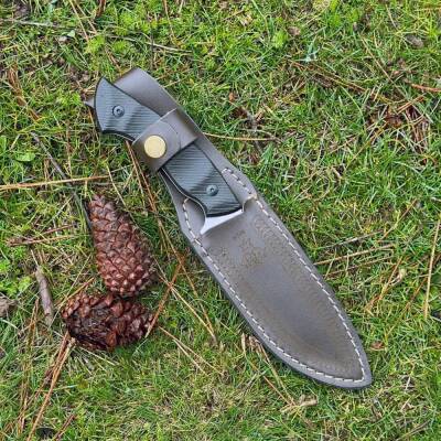 Foçalı 5007 Yatağan El Yapımı 24cm Kompakt Av Kamp Bıçağı - 4