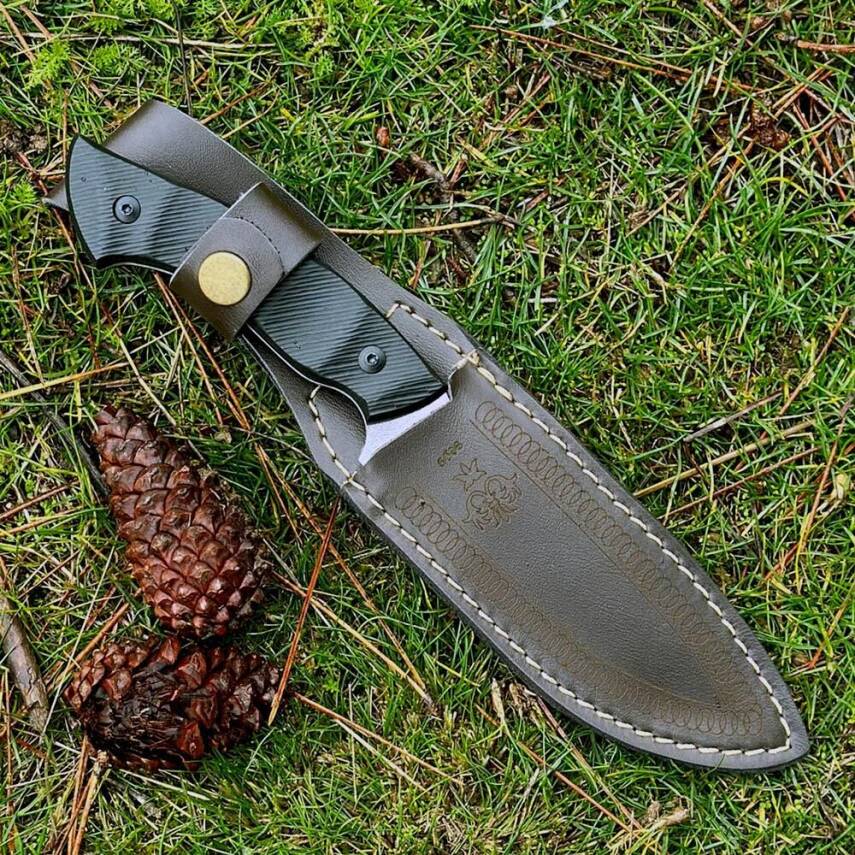 Foçalı 5008 Yatağan El Yapımı 27cm Kompakt Av Kamp Bıçağı - 4