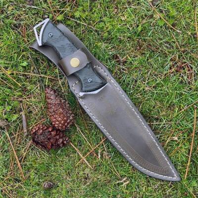 Foçalı 5009 Yatağan El Yapımı 29cm Kompakt Av Kamp Bıçağı - 4