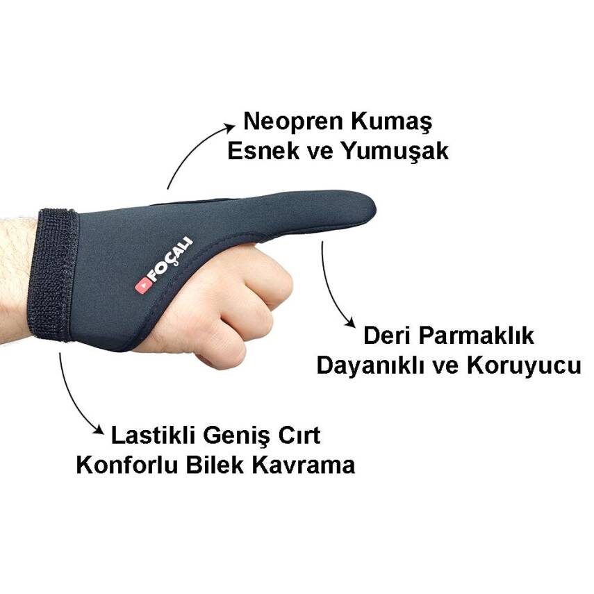 Foçalı Neopren Deri Atış Parmaklığı - 2
