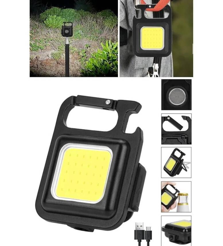 Foçalı Çok Fonksiyonlu Usb Şarjlı Fener - 3