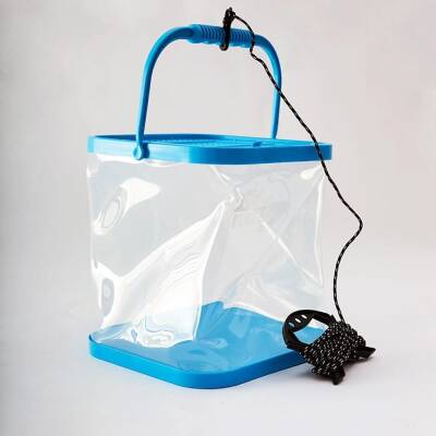 Fubelo Blor Katlanır Balıkçı Kovası - Mavi - 4