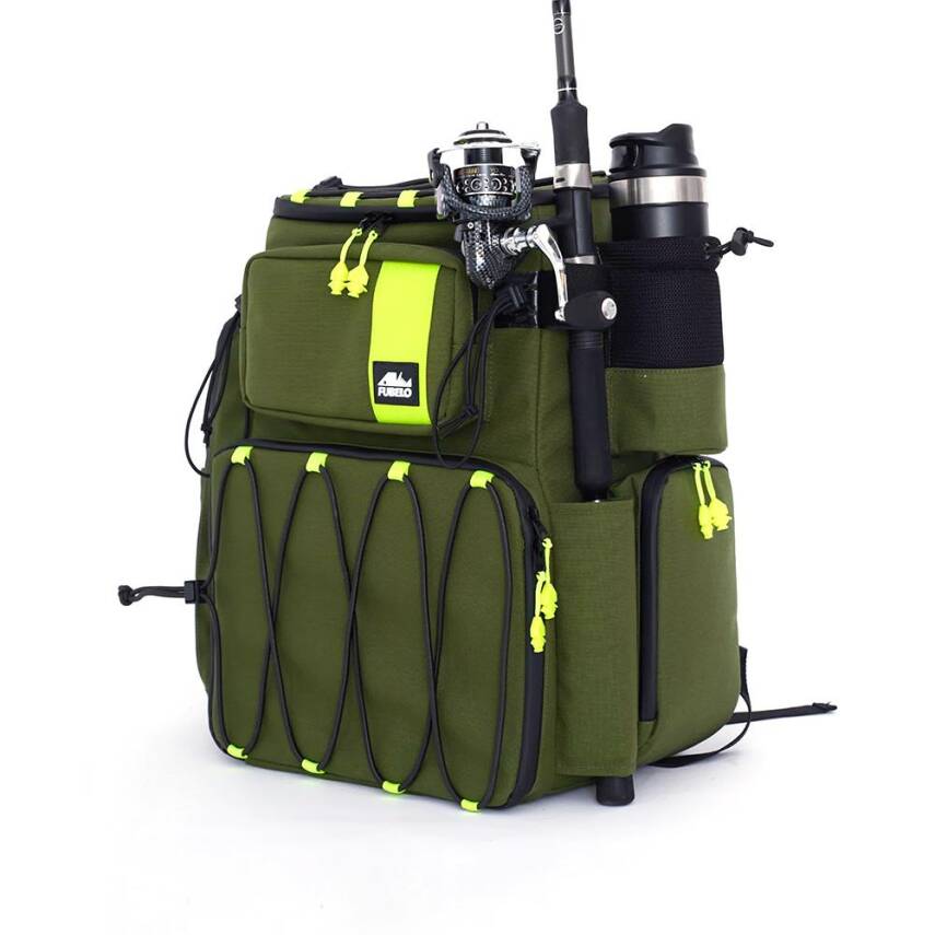 Fubelo Chap Sırt Balıkçı Çantası - Yeşil - 1