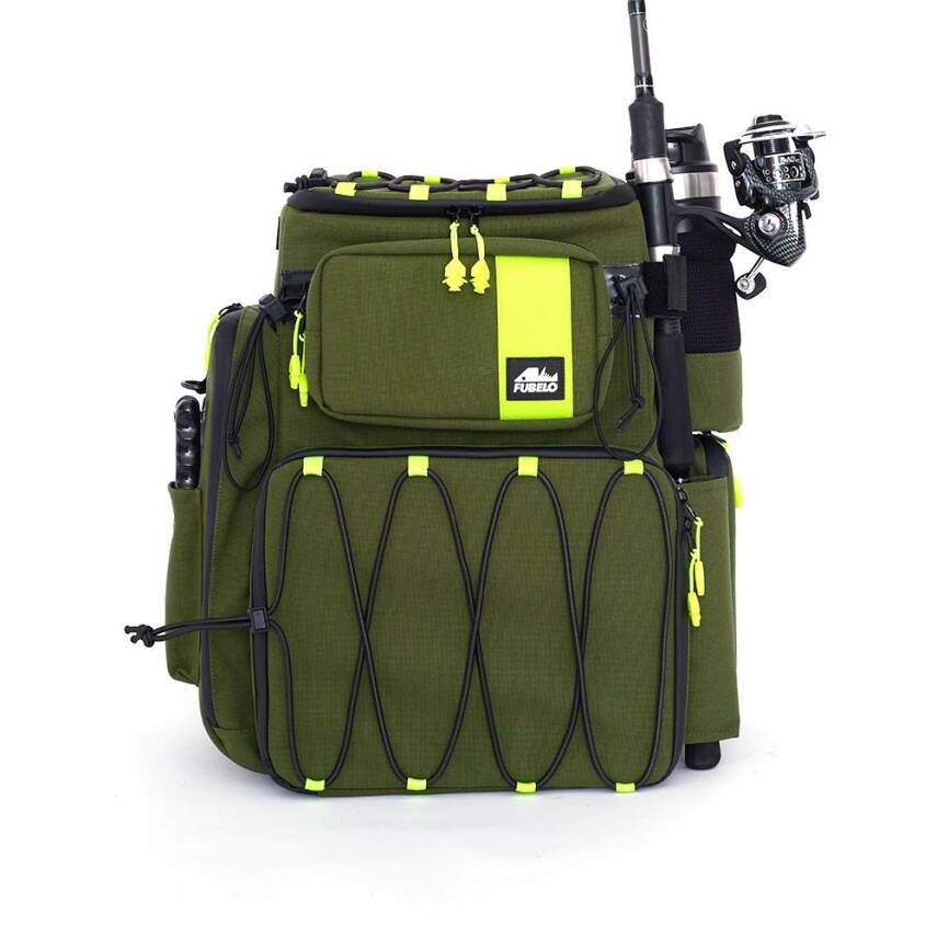 Fubelo Chap Sırt Balıkçı Çantası - Yeşil - 3