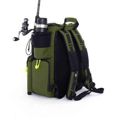 Fubelo Chap Sırt Balıkçı Çantası - Yeşil - 5