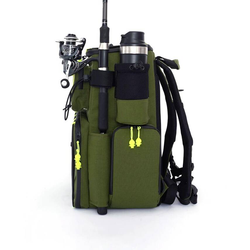 Fubelo Chap Sırt Balıkçı Çantası - Yeşil - 7