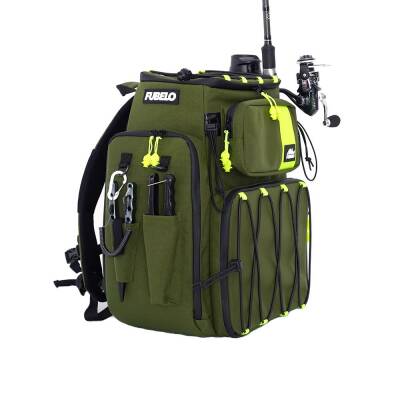 Fubelo Chap Sırt Balıkçı Çantası - Yeşil - 9