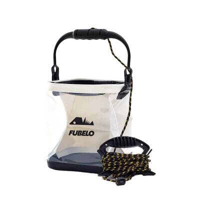 Fubelo Flar Katlanır Balıkçı Kovası - Beyaz - 2