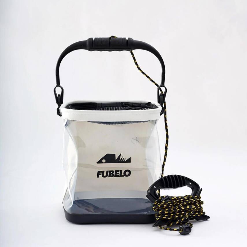 Fubelo Flar Katlanır Balıkçı Kovası - Beyaz - 4