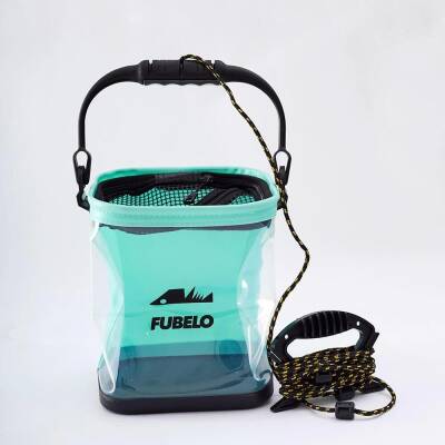 Fubelo Flar Katlanır Balıkçı Kovası - Yeşil